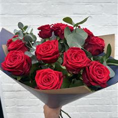 The Ruby Dozen Red Roses 