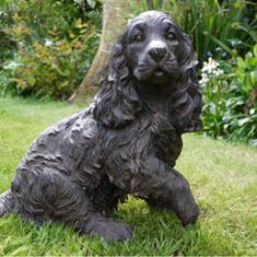 Sitting Spaniel Dog 