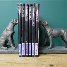 Dog bookends 