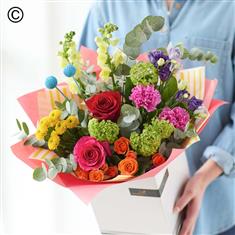 Rainbow Mix Valentine's Bouquet