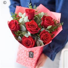With Love 6 Red Roses