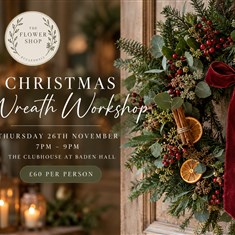Christmas Wreath Workshop 26th November 